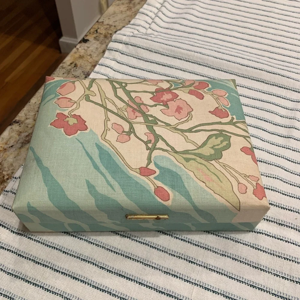 Vintage Floral Decorative Jewelry Box
